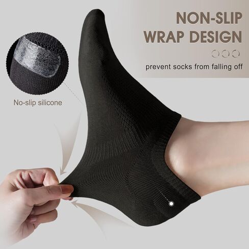 ACTINPUT 7 Pairs No Show Socks Women Low cut Socks for Women Non Slip Cotton Casual Flat Boat Line Socks 5-8 in Saudi Arabia