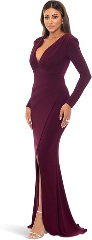 Xscape Long Deep V Ity كم طويل واين 12 in Saudi Arabia