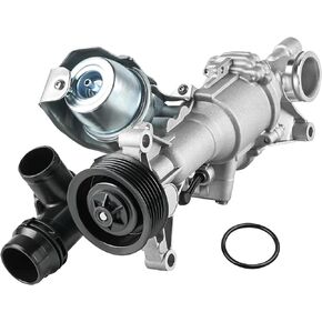 JDMON Engine Water Pump Replacement for Mercedes C180 C200 C250 C300 E200 C204 W204 W212 2015-2018 1.6L 2.0L Replacement for 2742001407 2742000301 27420006012 A2742001407 2742000800