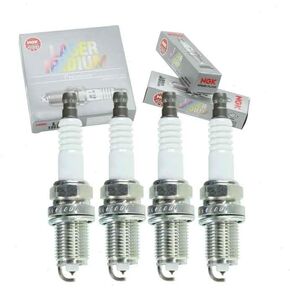 4 pc NGK Laser Iridium Spark Plugs compatible with Toyota Camry 2.2L 2.4L L4 1992-2011
