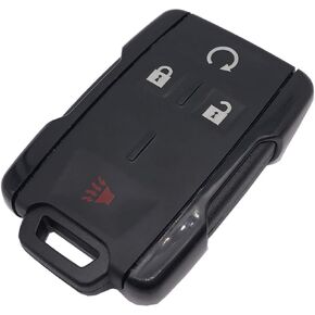 Smart Key Fob Shell Case Fit for Chevy Chevrolet Silverado Colorado GMC Sierra Canyon M3N-32337100 Keyless Entry Remote Control Car Key Fob Outer Cover (Black)