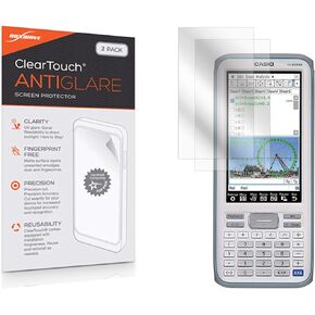 BoxWave Screen Protector Compatible with Casio FX-CG500 - ClearTouch Anti-Glare (2-Pack), Anti-Fingerprint Matte Film Skin for Casio FX-CG500