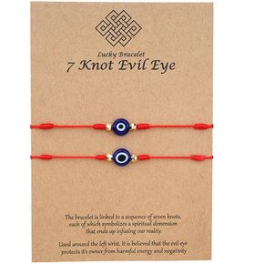 Blue Evil Eyes Pendant Choker Necklaces Leather Rope Glass Charm Lucky Necklace for Womens