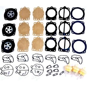 Carburetor Rebuild Kit Compatible For Kawasaki 650 750 900 1100 and Polaris 700 900 1050 1200 (1PACK)