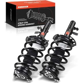 A-Premium Front Pair (2) Complete Strut & Coil Spring Assembly Compatible with Ford C-Max 2013 2014 2015 2017 2.0L, Driver and Passenger Side