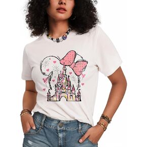 Flafens T Shirts for Women Graphic Tees - Womens T-Shirts Cotton Cute Fit Tshirts Teens Girls