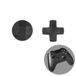 Dakexiong 2 in 1 D-Pads for Xbox One Elite Series 1 Controller D-Pads for Xbox One Elite Series 2 Controller Stainless Steel D-Pads Replacement for Xbox Elite 2 Core Controller (Black)