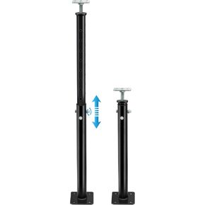 Adjustable Jack Post Steel Floor Jack Floor Support Jack Pole Jack for Porch Roof Deck Heavy Load Areas, 23.23"-43.31" Adjustable Height, Black in Saudi Arabia