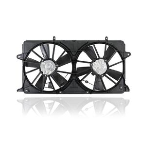 Dual Radiator and Condenser Fan Assembly - Pacific Best Inc. Compatible/Replacement for 23123635 16-17 Cadillac Escalade/ESV, 14-20 Chevrolet Silverado/GMC Sierra 1500, 15-20 Suburban/Tahoe
