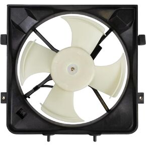 TRQ A/C Condenser Cooling Fan Assembly for Honda Civic Del Sol New