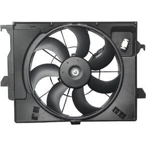 Car Radiator Cooling Fan Assembly Compatible with 2012-13Accent A/T