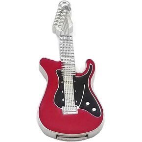 محرك فلاش USB كريستالي بسعة 16 جيجابايت لموسيقى الجيتار باللون الأحمر لمعلم الموسيقى in Kuwait