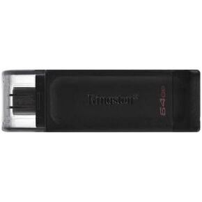 KINGSTON Technology Datatraveler 70 USB Flash Drive 64 GB, USB Type C 3.2 Gen 1 (3.1 Gen 1), Black