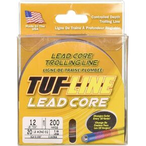 Tuf Line Lead Core 200 yd Fishing Line, Metered, 15 lb