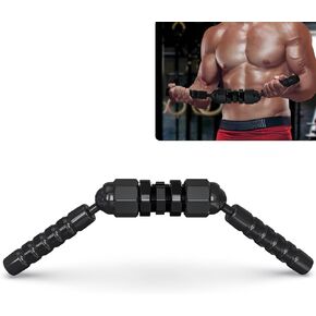 جهاز تمرين الأذرع ثلاثي الأبعاد، جهاز تمرين الجزء العلوي من الجسم لتمارين الصدر والكتف والساعد والعضلة ذات الرأسين والذراع (أسود) in Kuwait