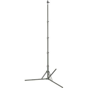 CLAYMORE Tripod Stand (Light Khaki) - Lightweight Aluminum Outdoor Action Camera, Fan & Lighting Stand, 1/4" Mount, 19-75in, 360° Ball Head, Wind-Resistant. Carrying Case and Dual-Sided Hook.