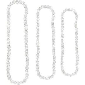 3Pcs Baseball Necklace For Men Ice Collection Necklace Baseballer Inspired Rhinestone Ball Necklace for baseball team lovers