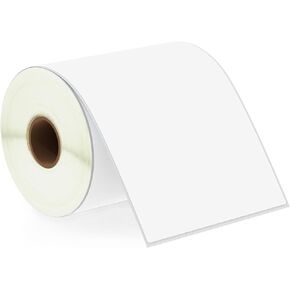 BETCKEY - 4" x 6.5" (102 mm x 165 mm) Large Shipping Labels & Multipurpose Compatible with Zebra & Rollo Label Printer,Premium Adhesive & Perforated [10 Rolls, 2500 Labels]