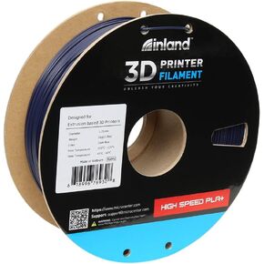 Micro Center Inland Baby Blue High Speed PLA+ Filament - Fast Printing PLA Plus 3D Filament - 30-500 mm/s High Flow PLA Pro 3D Printing Filament - Dimensional Accuracy +/- 0.03mm