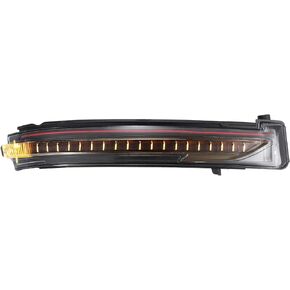 X AUTOHAUX Car LED Front Right Side Mirror Turn Signal Light 26160-4BA0C 26160-4BA0A 261604BA0C for Nissan Rogue 2014 2015 2016 2017 2018