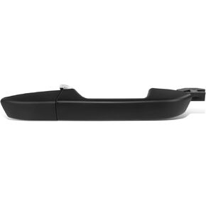 DNA MOTORING Front Right Outer Door Handle Compatible with 09-14 Acura TL, w/o Keyhole, Black, OEM-DHO-01028