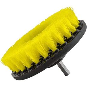 Chemical Guys ACC507 Medium Duty Spinner Multi-Surface Drill Brush Attachment (Fits Any Standard Drill - Power Scrubber Removes Stains & Cleans Floor Mats, Upholstery & Carpets), Yellow