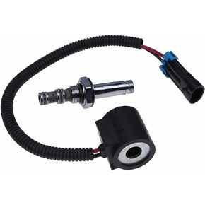 Solarhome New Solenoid Valve Element 6667687 6309311 6671025 6675559 Compatible with Bobcat 653 751 753 763 773 863 864 873 883 963 S175 S185 S205 T250 T300 T320