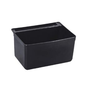 Thunder Group PLBC0012B Silverware Bin, 13" x 9-1/4" x 7", one-Piece Design, for Bus carts PLBC3316 and PLBC4019, Plastic, Black