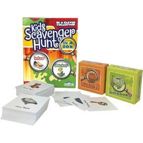 Kids Scavenger Hunt - Children's Game - Ages 6+ - Indoor and Outdoor Scavenger Hunt Game - Develops Gross Motor Skills - for 2 or More Players Individually or Team Play