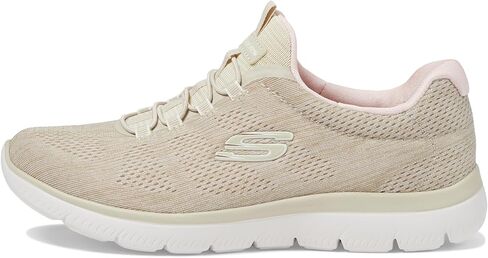 Skechers Sport Women's Women's Summits Fun Flare Sneaker, TPPK=Taupe Pink, 8.5 in Saudi Arabia