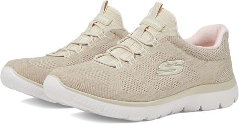 Skechers Sport Women's Women's Summits Fun Flare Sneaker, TPPK=Taupe Pink, 8.5 in Saudi Arabia