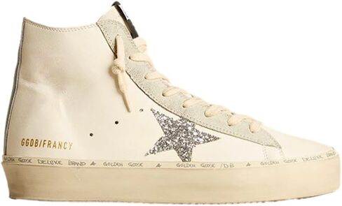 Golden Goose Women's Hi Francy Nappa and Suede Upper Glitter Star Leather List in Saudi Arabia