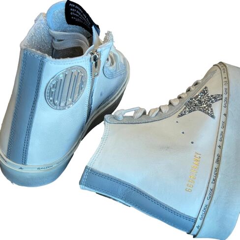 Golden Goose Women's Hi Francy Nappa and Suede Upper Glitter Star Leather List in Saudi Arabia