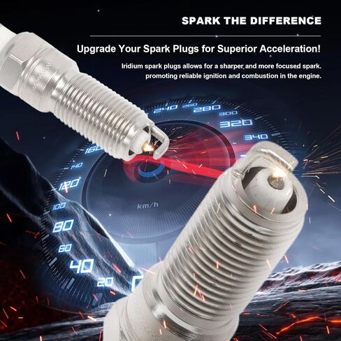Pack of 6 Iridium Spark Plugs Fit for Ford F150 2015-2021 Edge 2015-2020 Fusion 2017-2019 Lincoln MKX 2016-2018 Navigator 2020-2021 V6 2.7L 3.0L 3.5L in Saudi Arabia