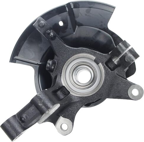 Steering Knuckle Wheel Hub Bearing Assembly Front Left Driver Compatible with Edge 2007 2008 2009 2010 LK055 in Saudi Arabia