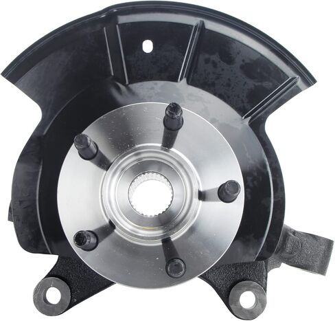 Steering Knuckle Wheel Hub Bearing Assembly Front Left Driver Compatible with Edge 2007 2008 2009 2010 LK055 in Saudi Arabia