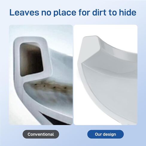 21"Toilet, Elongated Toilets for Bathrooms, Two-Piece Toilet with Soft Close Seat, 1.28 Siphonic Flush Toilet with Universal Height ADA Cotton White in Saudi Arabia