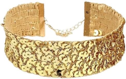 Sparkling Wide Sexy Lace Velvet Short Collar Necklace for Women Girls Black Shiny Alloy Sexy Choker Necklace Chunky Short Necklace Party Costume Jewelry in Saudi Arabia