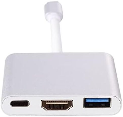 محول SETPOT USB C إلى HDMI متعدد المنافذ USB 3.0 Hub HDMI 4K منفذ محول فيديو PD منفذ شحن سريع، متوافق مع MacBook Pro وAir وDell Xps وSurface in Saudi Arabia