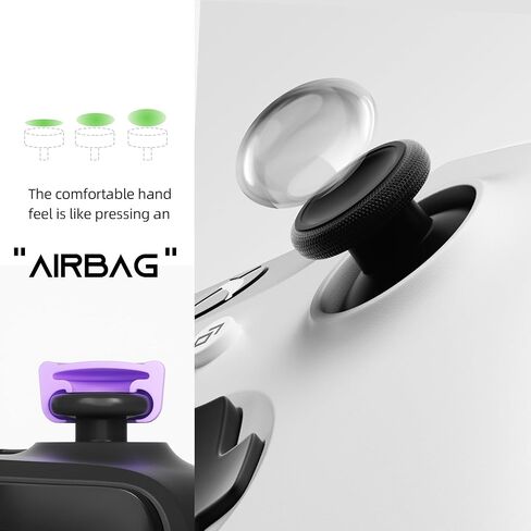 عبوتان من مقابض الإبهام المصنوعة من السيليكون المضادة للانزلاق، متوافقة مع أجهزة Xbox Series X/S وXbox One وXbox One X/S، غطاء عصا تحكم تناظري مريح وغطاء عصا التحكم مخصص، أرجواني in Kuwait