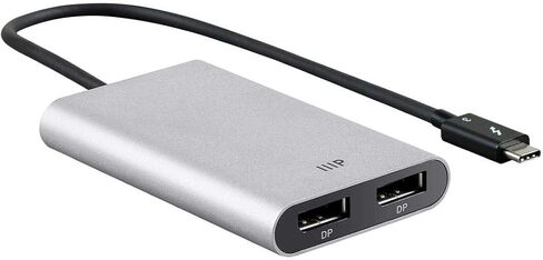 محول مخرج Monoprice Thunderbolt 3 Dual DisplayPort 4K @ 60 هرتز in Saudi Arabia