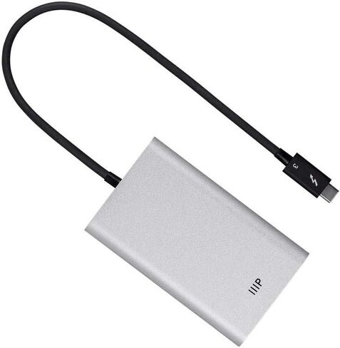 محول مخرج Monoprice Thunderbolt 3 Dual DisplayPort 4K @ 60 هرتز in Saudi Arabia