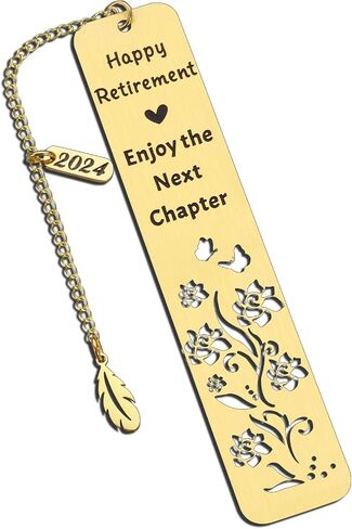 Retirement Gifts for Women Men 2024 Happy Retirement Bookmark Gifts for Coworkers Teachers Mom Senior Employee Appreciation Gift for Boss Lady Teacher Nurse Coach Going Away Leaving Gift for Coworkers in Saudi Arabia