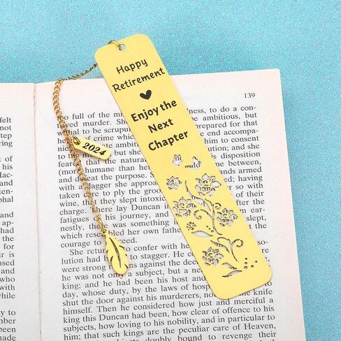 Retirement Gifts for Women Men 2024 Happy Retirement Bookmark Gifts for Coworkers Teachers Mom Senior Employee Appreciation Gift for Boss Lady Teacher Nurse Coach Going Away Leaving Gift for Coworkers in Saudi Arabia
