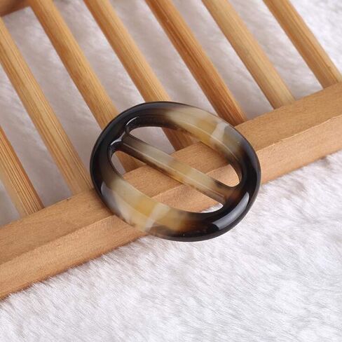 6PCS 3cm/1.2Inch Plastic Smoothing Oval Circle Scarf Ring Scarves Buckle Silk Clips Clothing Ring Wrap Holder Decorative Jewelry for Neckerchief Clothing T-Shirt for Women Lady Girls(Color Random) in Kuwait