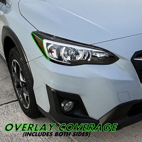 SlickMod PreCut Vinyl Smoke Tint for 2018-2022 Subaru Crosstrek Headlight (2. Headlight Sidemarker, 20% Dark Smoke) in Saudi Arabia
