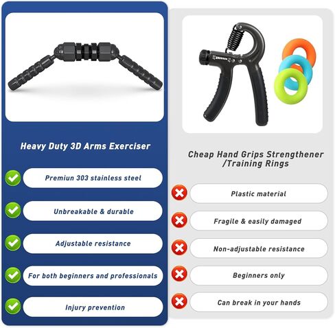 جهاز تمرين الأذرع ثلاثي الأبعاد، جهاز تمرين الجزء العلوي من الجسم لتمارين الصدر والكتف والساعد والعضلة ذات الرأسين والذراع (أسود) in Kuwait