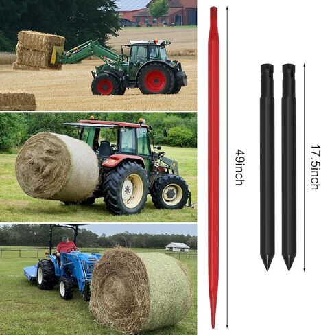 ملحق Hay Bale Spear، وصلة ربط مقطورة ذات 3 نقاط مع جهاز استقبال 2 بوصة، ورمح Hay Bale مقاس 49 بوصة و2 رمح مثبت مع قضيب سحب كروي للمقطورة in Kuwait