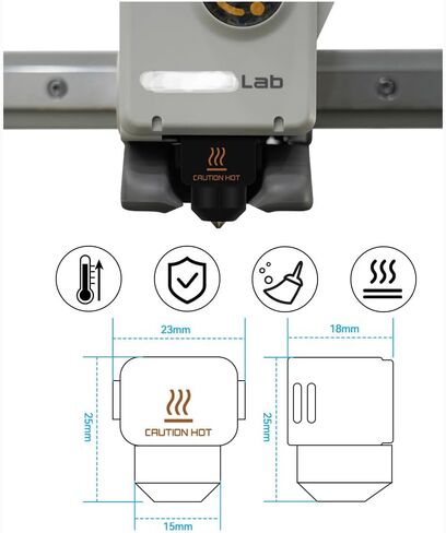 5pcs A1 Silicone Sock Covers 300C High Temperature Compatible with Bambulab A1 / A1 Mini 3D Printer Hotend Replacement Accessories in Saudi Arabia