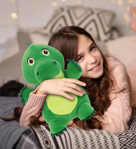 DolliBu Snug-Mooshies Standing Black Bear Stuffed Animal Plush Toy - Super Squishy Soft Animal Friend for Girls and Boys, Medium Huggable Cute Plush for Kids Play, Cuddling and Decoration - 10 Inches in Saudi Arabia